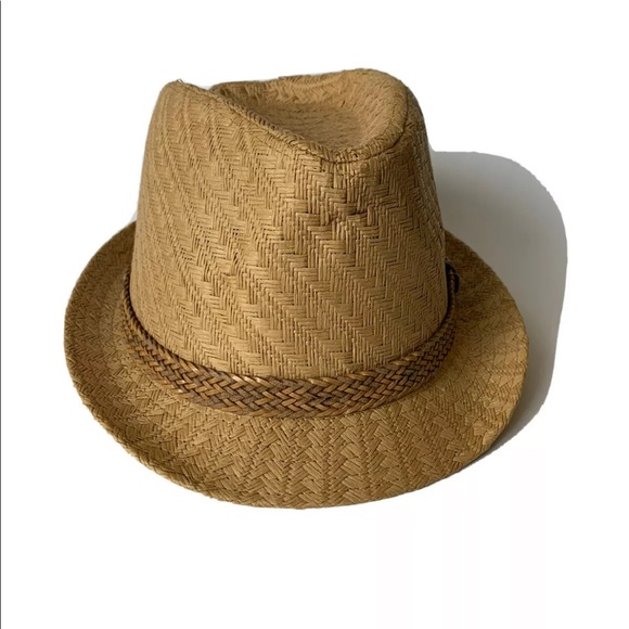 Kiabi French Fedora Men Hat Braided 